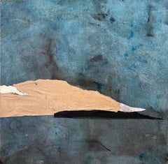 PaperLandscape, Oil Paint on Cotton Canvas , Original Art  by Marilina Marchica