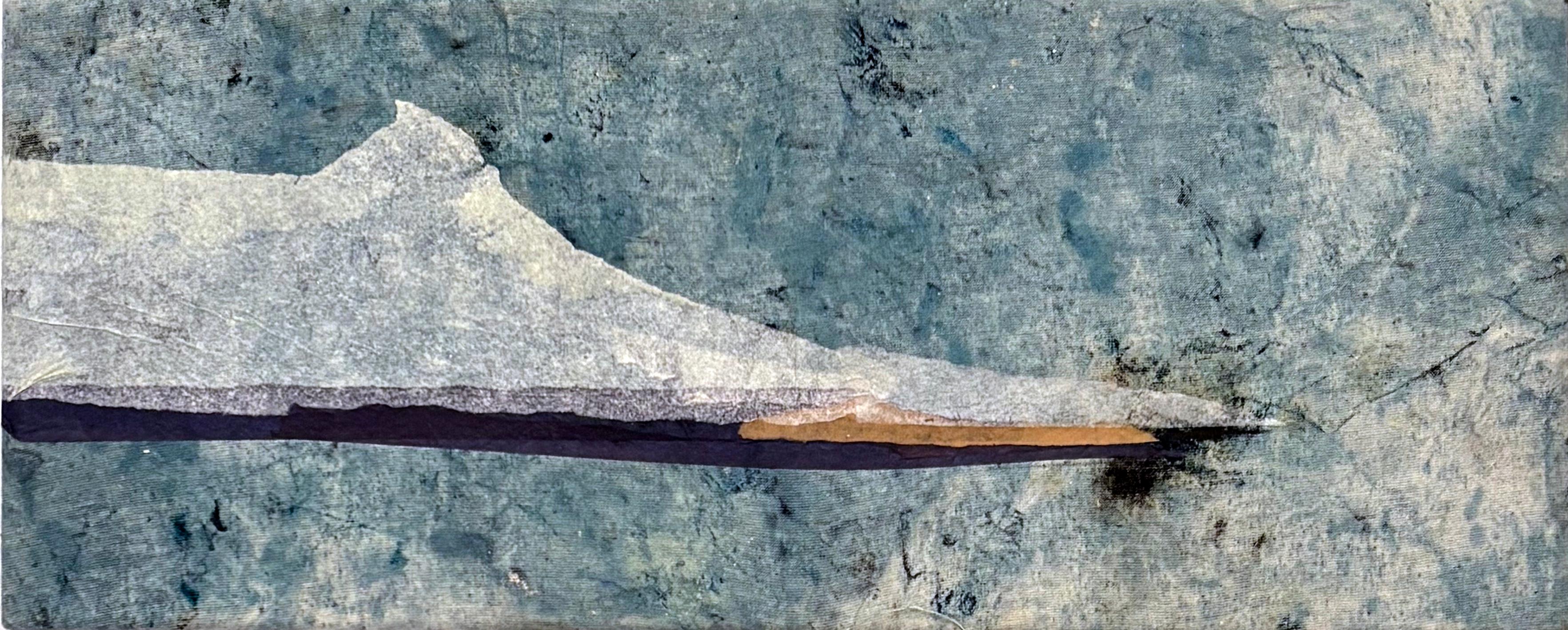 PaperLandscape, Origina Art. su tela di cotone, formato grande, Made in Italy
