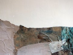 „Papierlandschaft“ Origina-Farbe auf Leinwand, großformatig, hergestellt in Italien