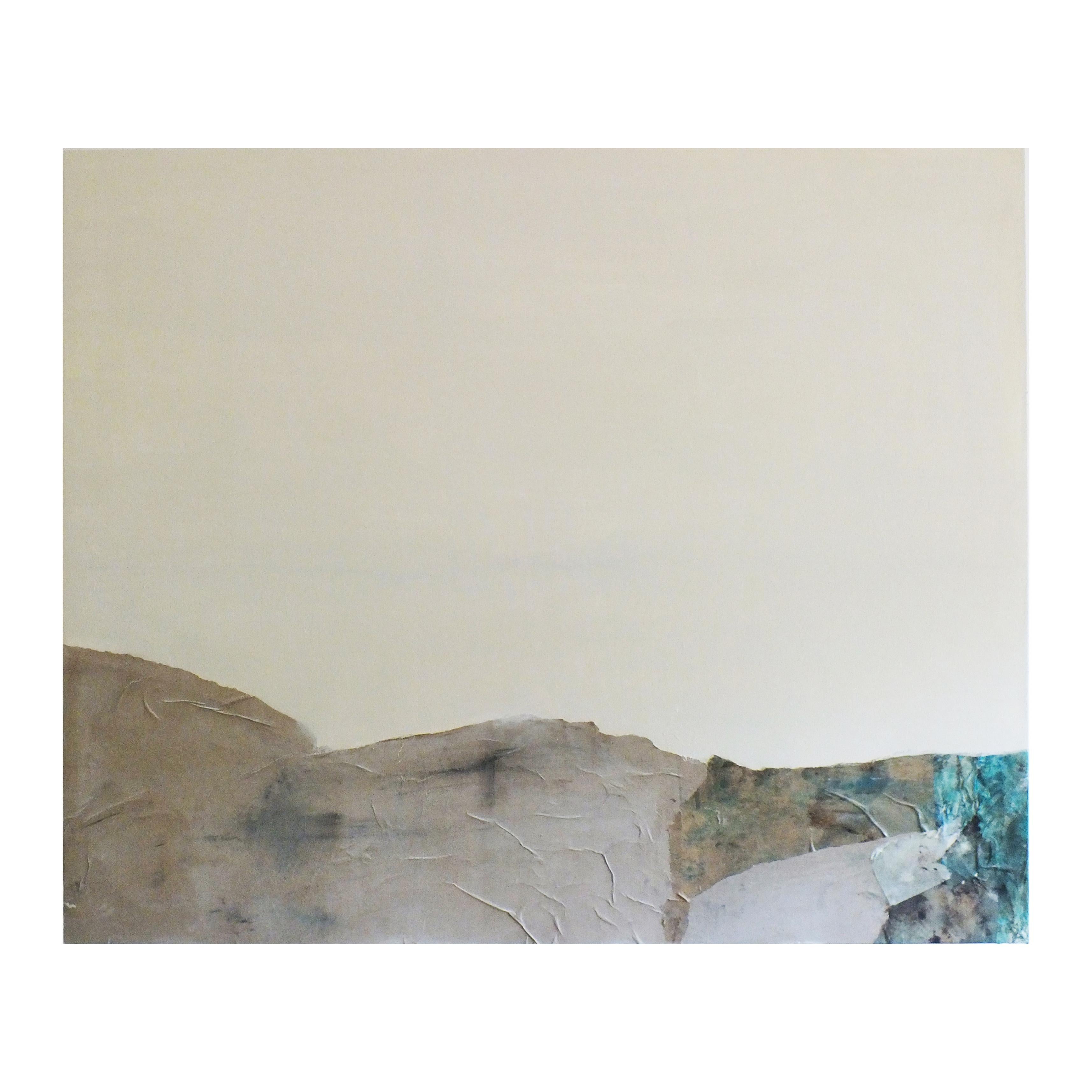 Marilina Marchica Abstract Painting - "PaperLandscape" Origina Paint on Canvas , Large size , Made in Italy