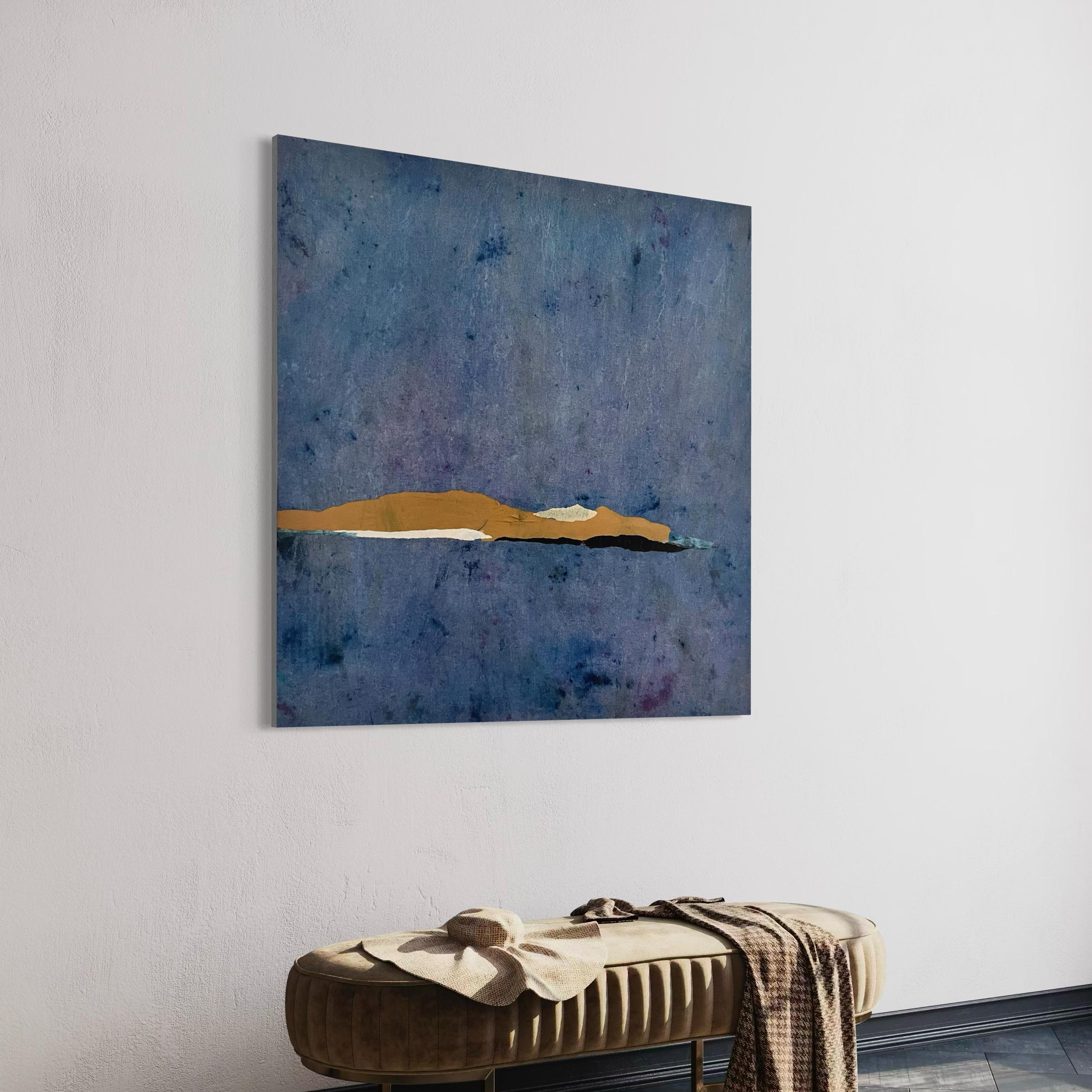 PaperLandscape, Origina peinture sur toile de coton, grande taille, fabriqué en Italie en vente 2