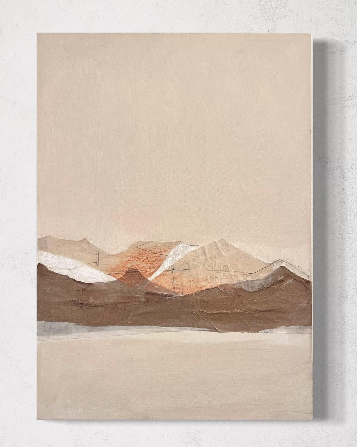 « PaperLandscape », toile d'art OriginaL, grande taille, fabriquée en Italie par M.Marchica