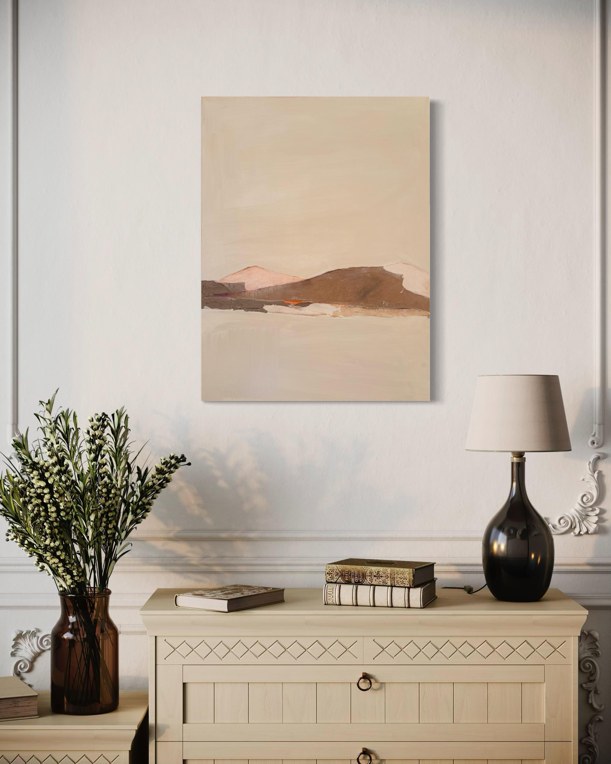 PaperLandscape - Pittura originale a tecnica mista su tela,  unico nel suo genere in vendita 5