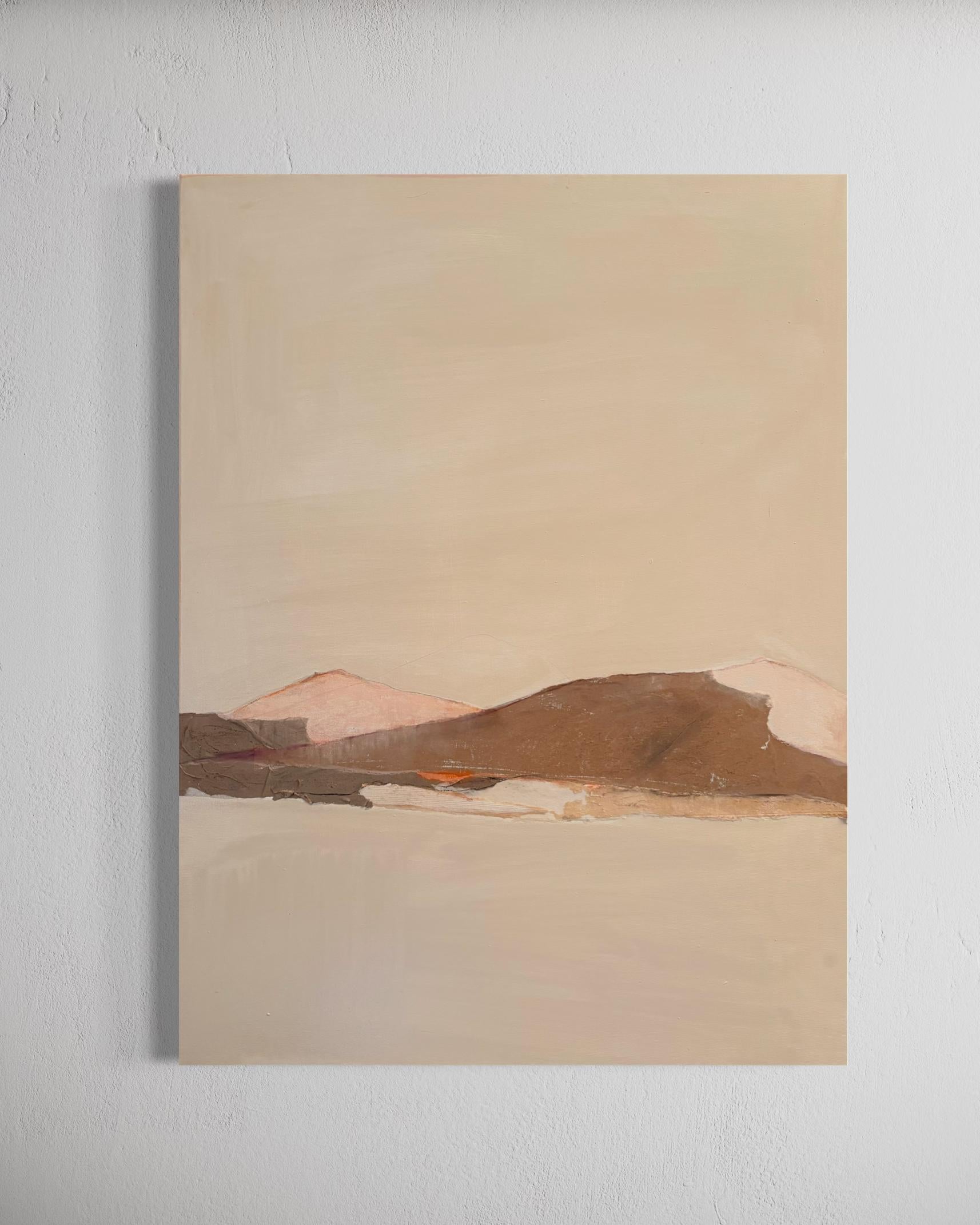 PaperLandscape - Pittura originale a tecnica mista su tela,  unico nel suo genere - Painting di Marilina Marchica