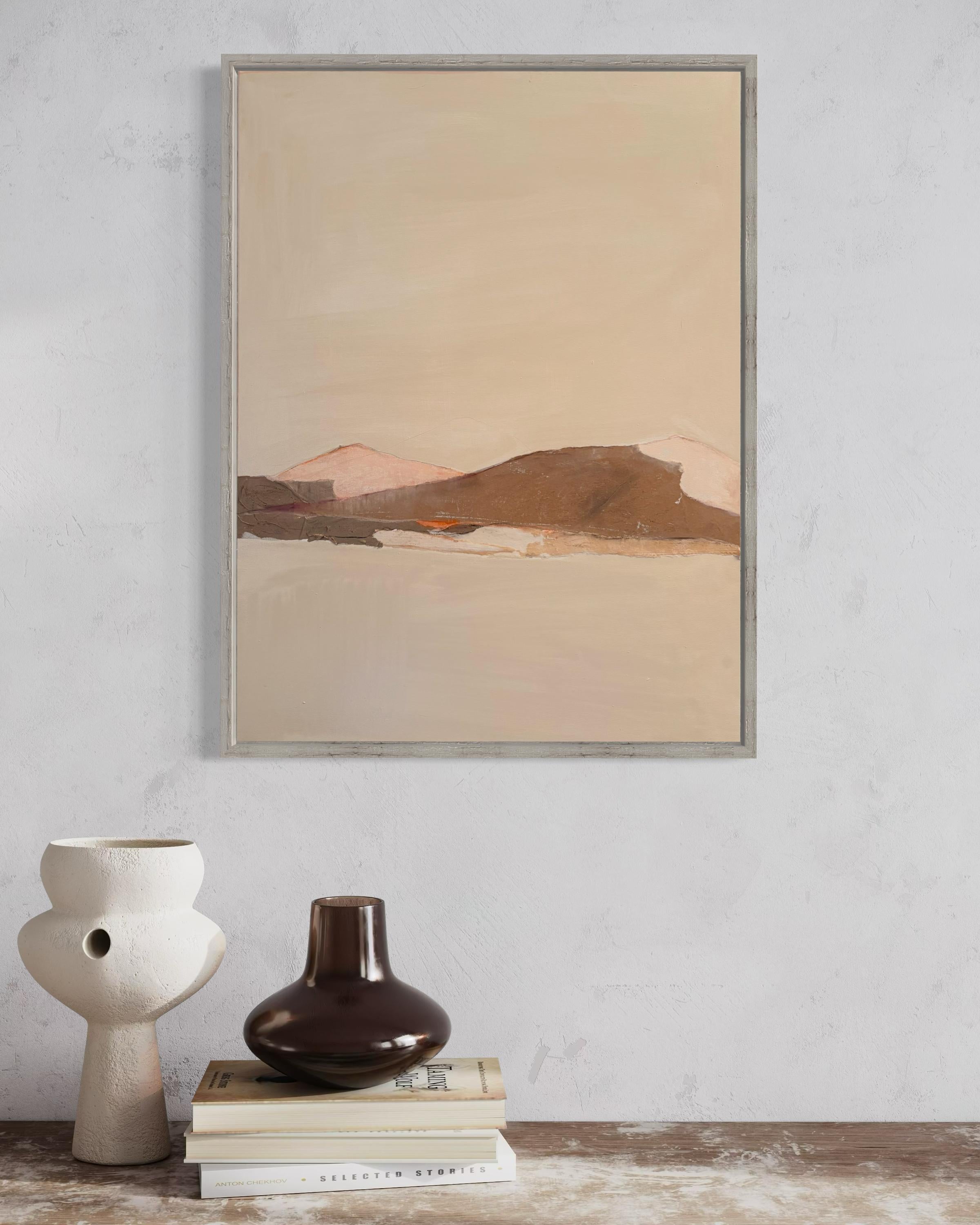 PaperLandscape - Pittura originale a tecnica mista su tela,  unico nel suo genere in vendita 4