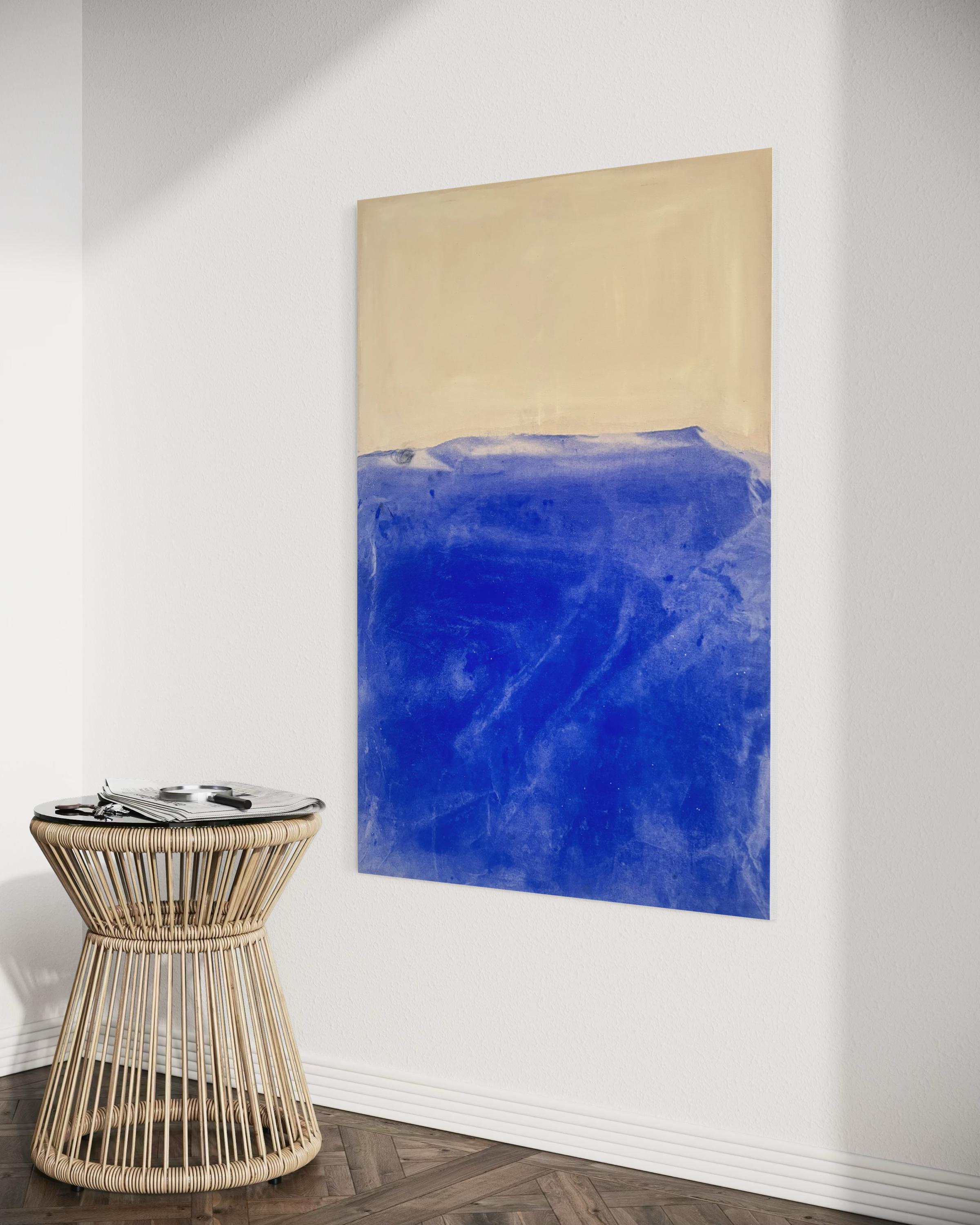Details:
Artist: Marilina Marchica (1984, Italy)
Title: Seascape
Year: 2025
Medium: Pure pigment and acrylic on canvas
Dimensions: 70 × 100 × 1.7 cm (27.6 × 39.4 × 0.7 in)
Support: Stretched on wooden frame
Condition: Original, one-of-a-kind