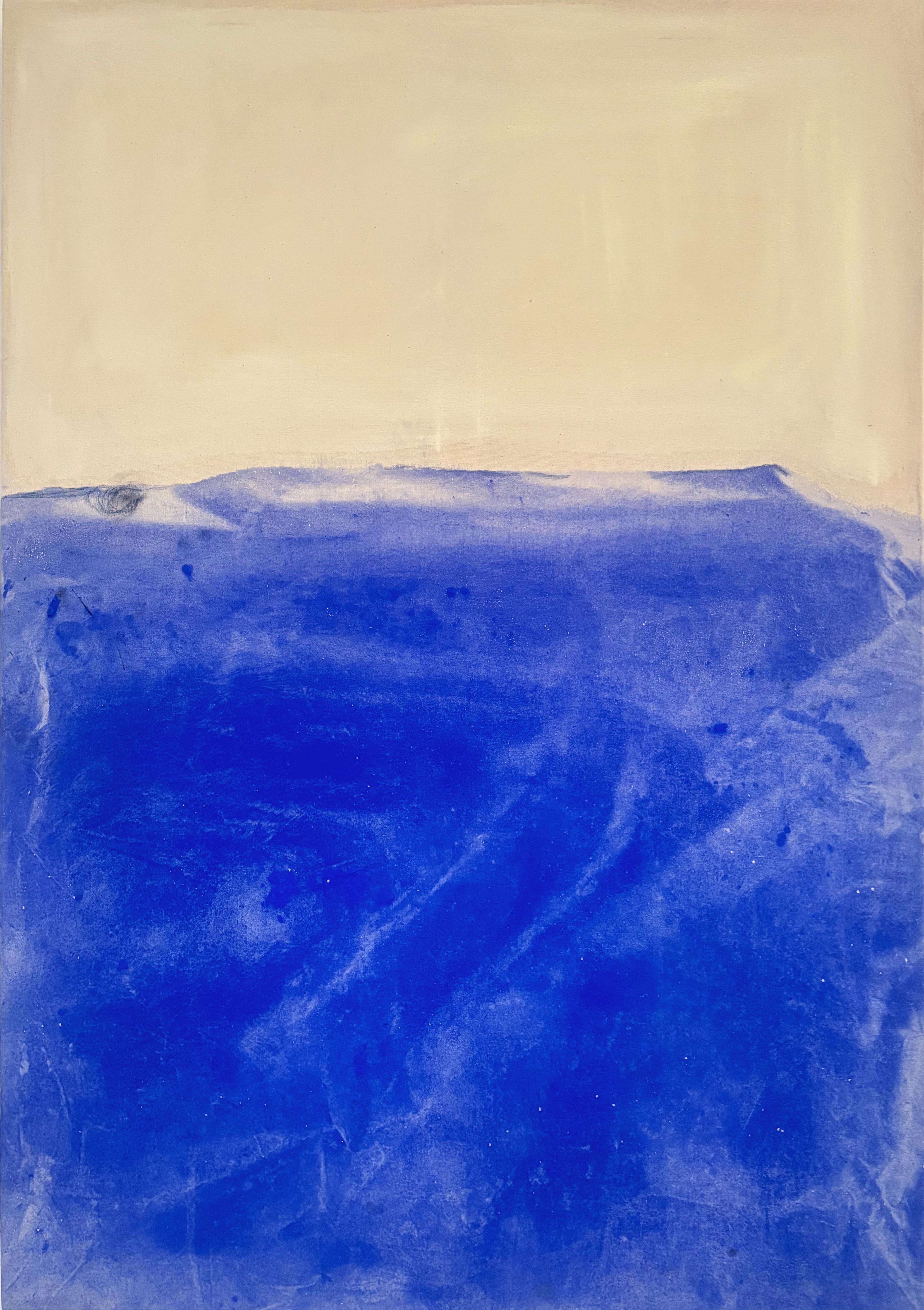 Marilina Marchica Landscape Painting - Seascape – Contemporary Abstract Painting, Pigment & Acrylic on Canvas large art