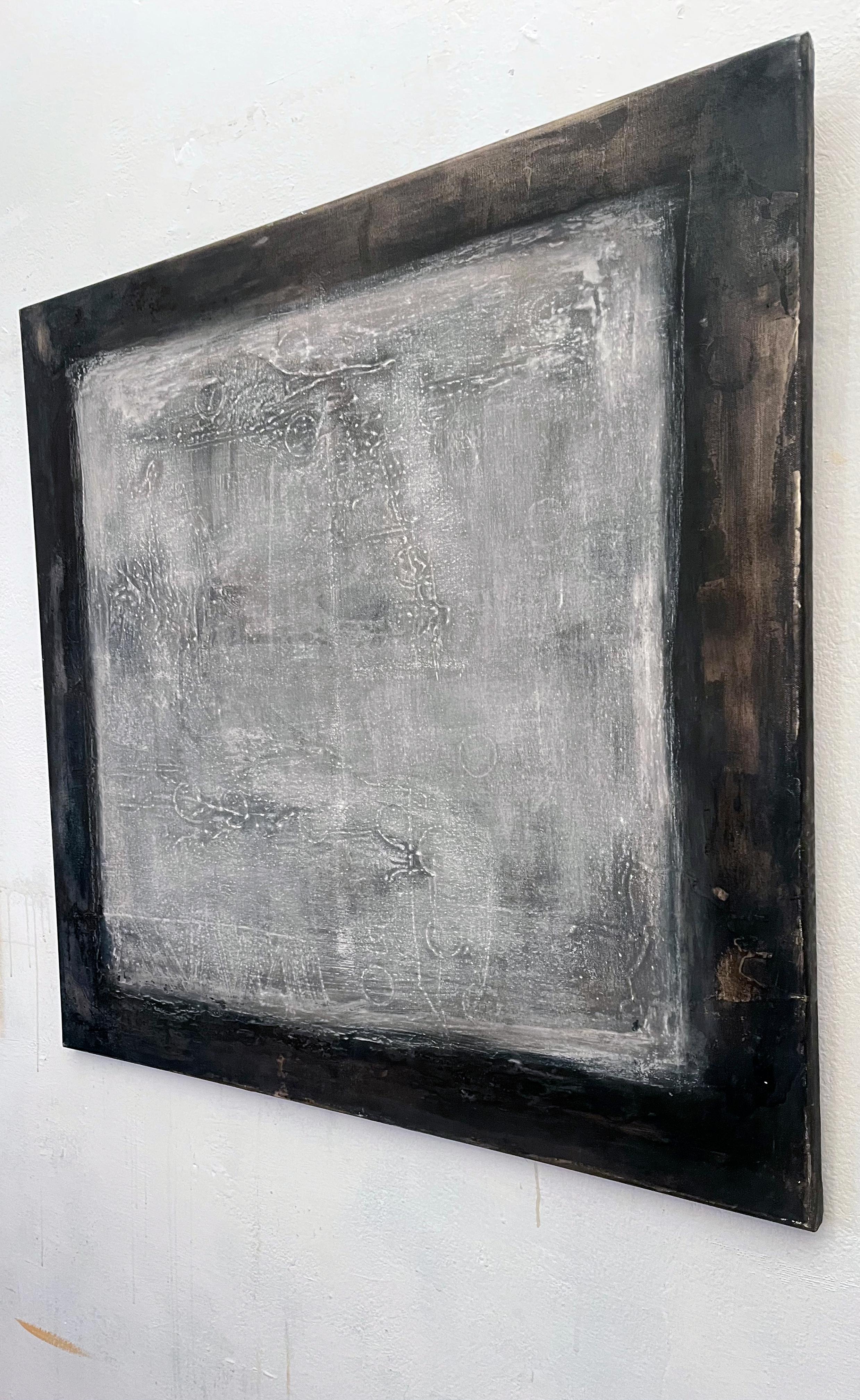 Peinture abstraite « Signs » de grande taille, art contemporain fabriqué en Italie - Painting de Marilina Marchica