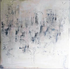 "Traces" -Abstract Contemporary Art, Oil Paint-Large size Made in Italy