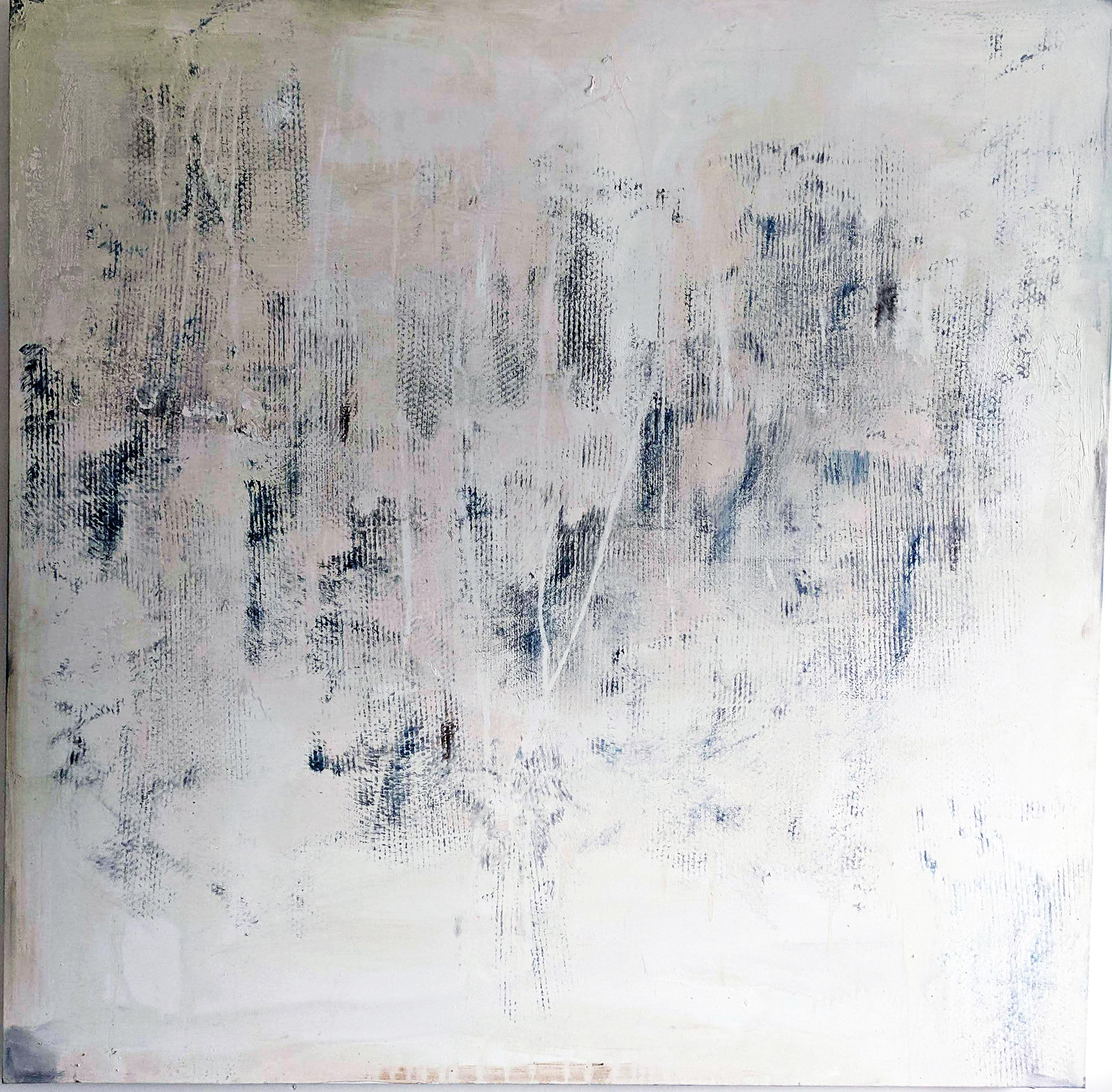 Traces, Abstract Oil Paint Made in Italy - Painting by Marilina Marchica