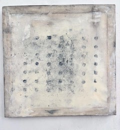 Traces, peinture abstraite sur toile de coton  Fabriquée en Italie par Marilina Marchica