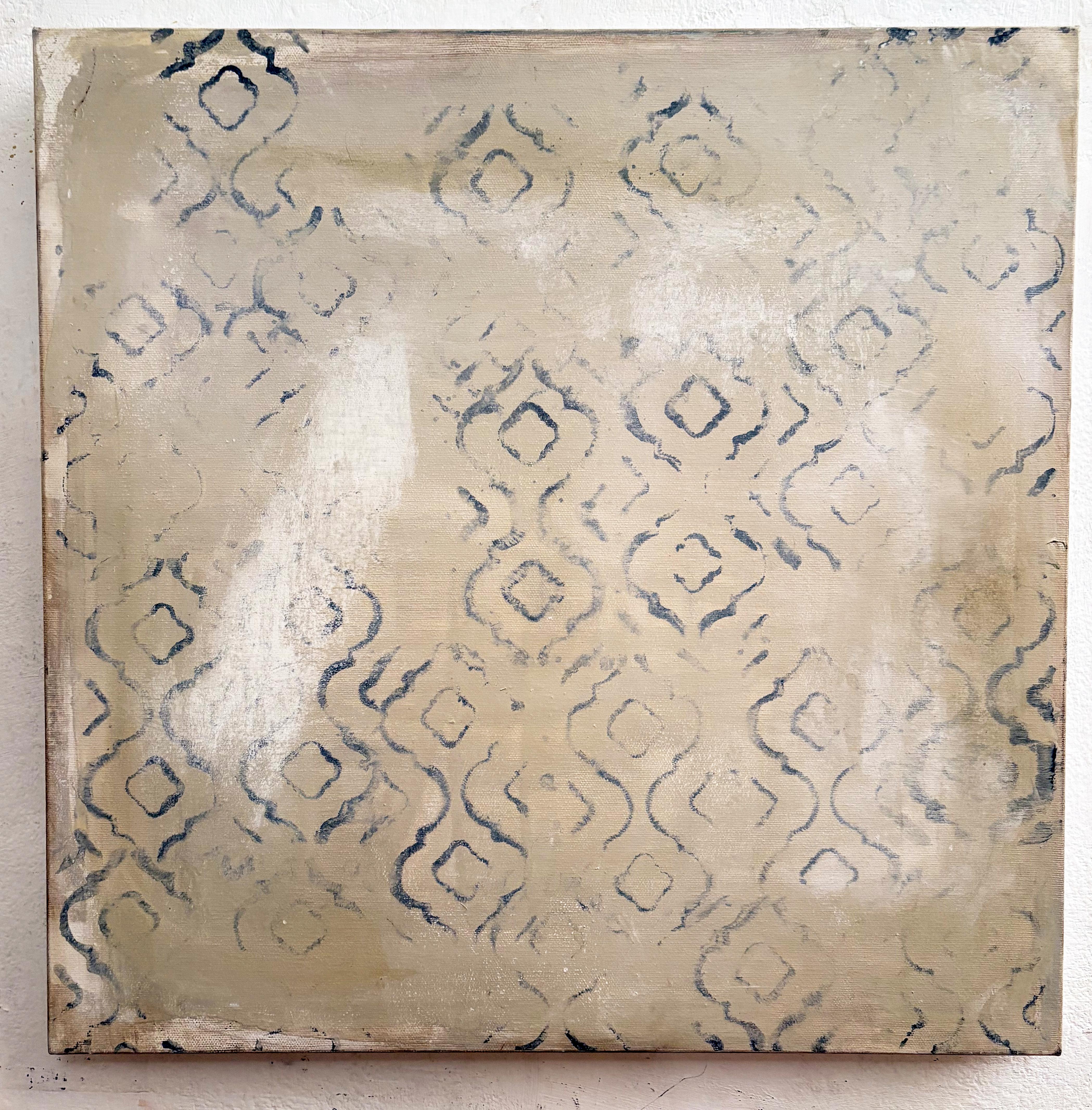Huellas, pintura abstracta sobre lienzo de algodón  Hecho en Italia por Marilina Marchica en venta 1