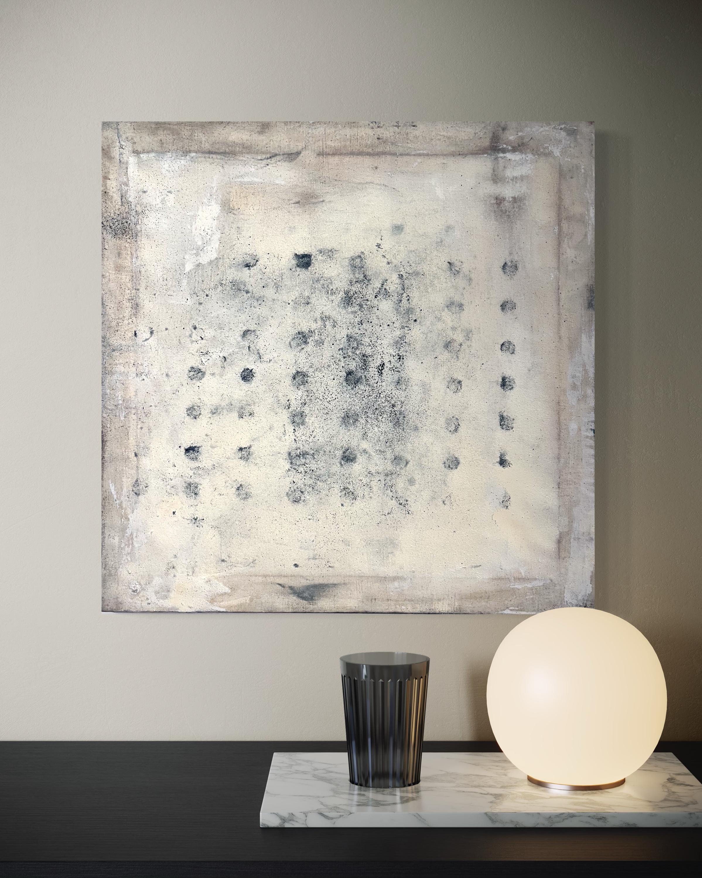 Huellas, pintura abstracta sobre lienzo de algodón  Hecho en Italia por Marilina Marchica en venta 2