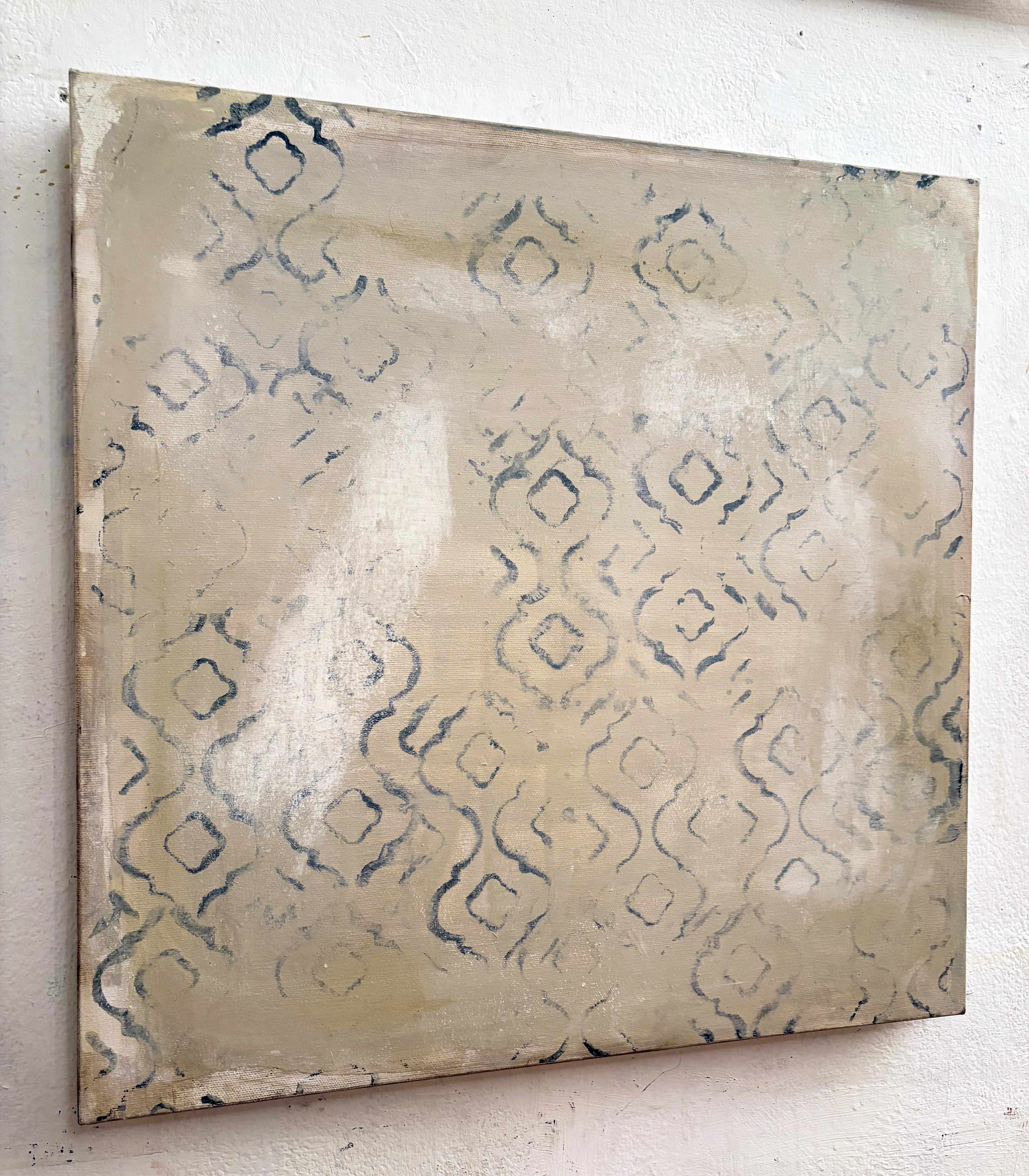 Huellas, pintura abstracta sobre lienzo de algodón  Hecho en Italia por Marilina Marchica en venta 3