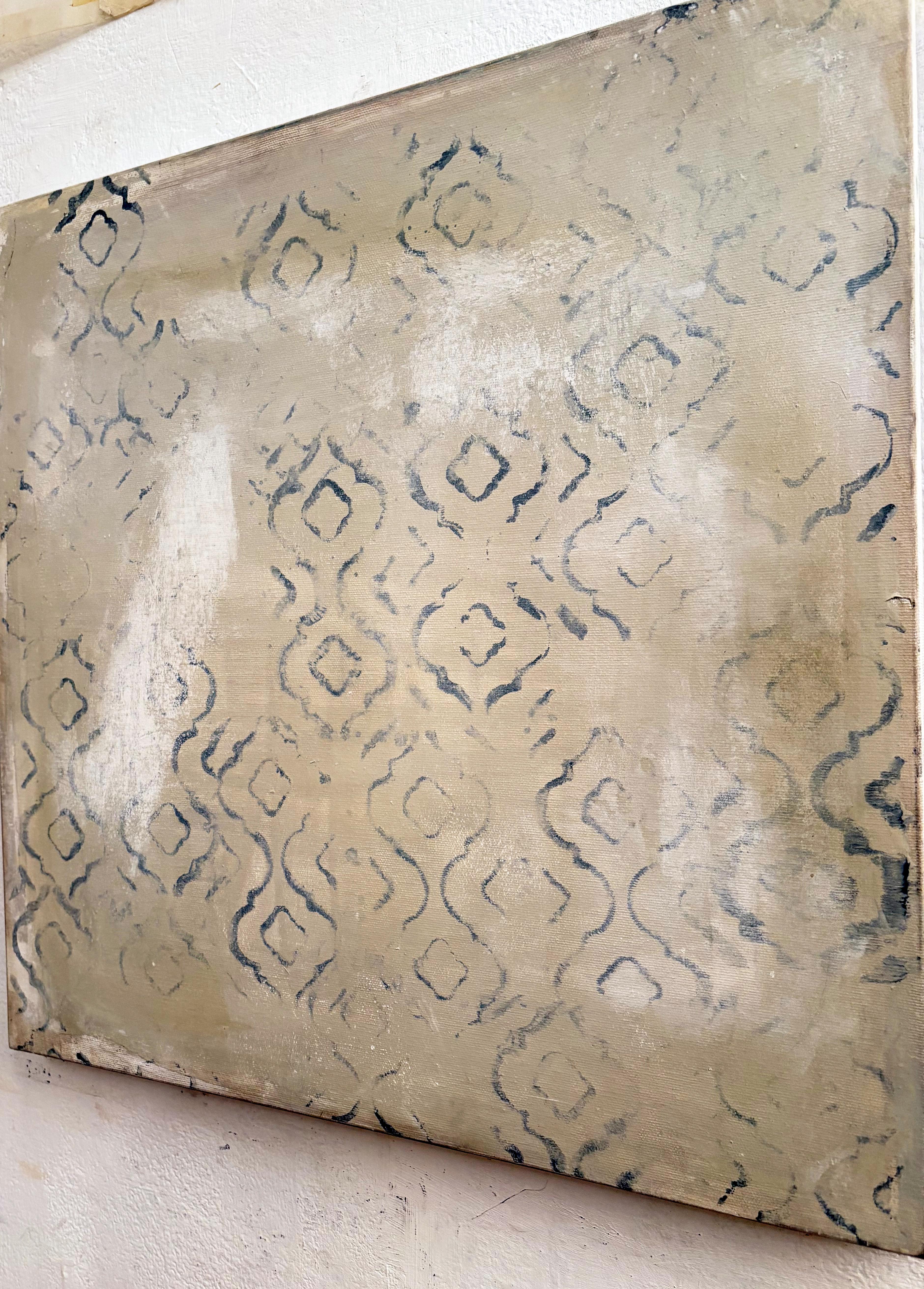 Huellas, pintura abstracta sobre lienzo de algodón  Hecho en Italia por Marilina Marchica en venta 4