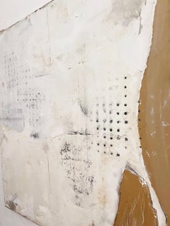 "Traces" , Minimalist painting on Canvas,  Large  Size , Original art