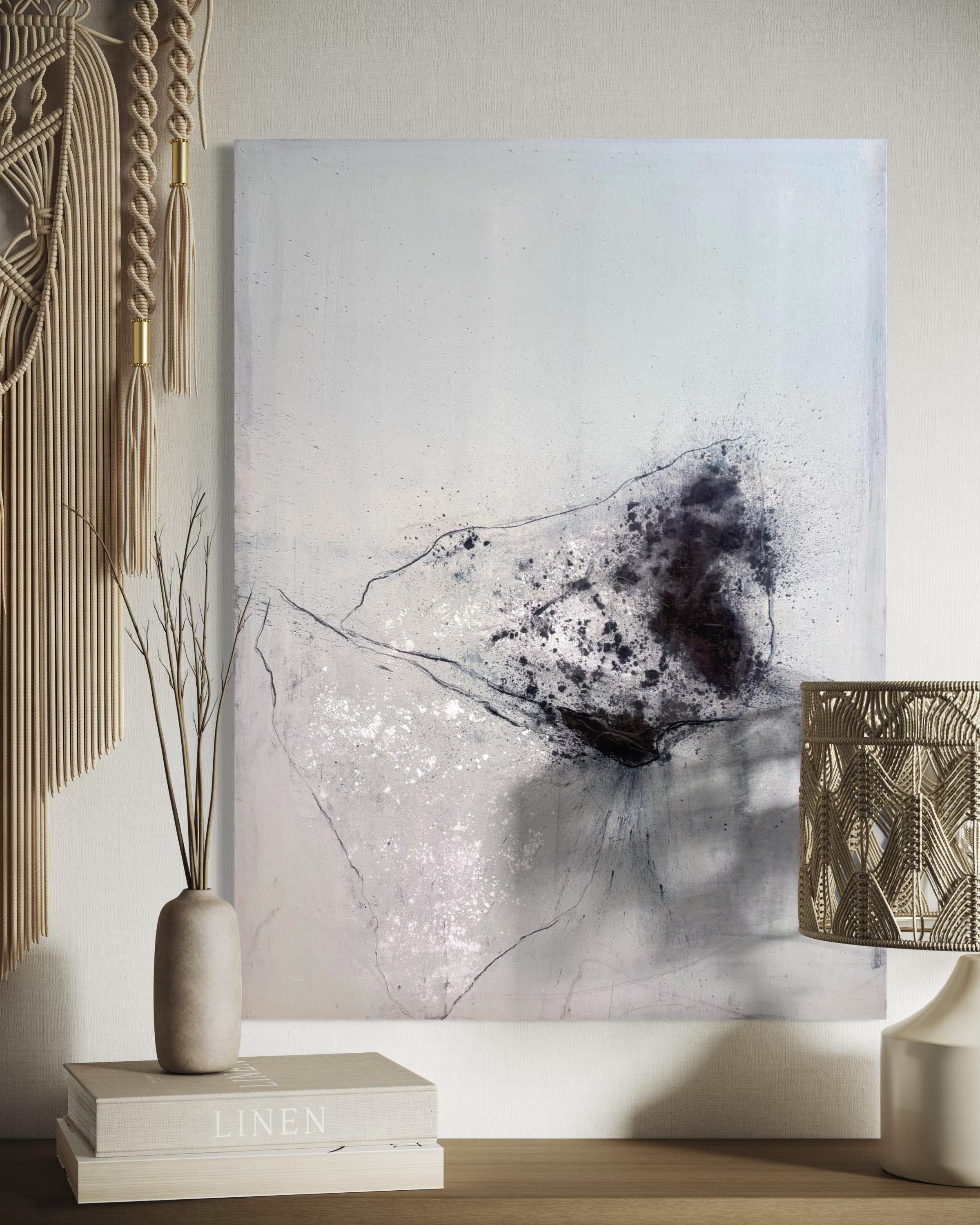 Künstlerin: Marilina Marchica (geb. 1984, Italien)
Titel: Spuren von Inseln
Jahr: 2023
Medium: Gemischte Medien und reines Pigment auf Leinwand
Abmessungen: 60 × 80 cm (ungerahmt)
Einrahmung: Optionaler kundenspezifischer Holzrahmen auf Anfrage