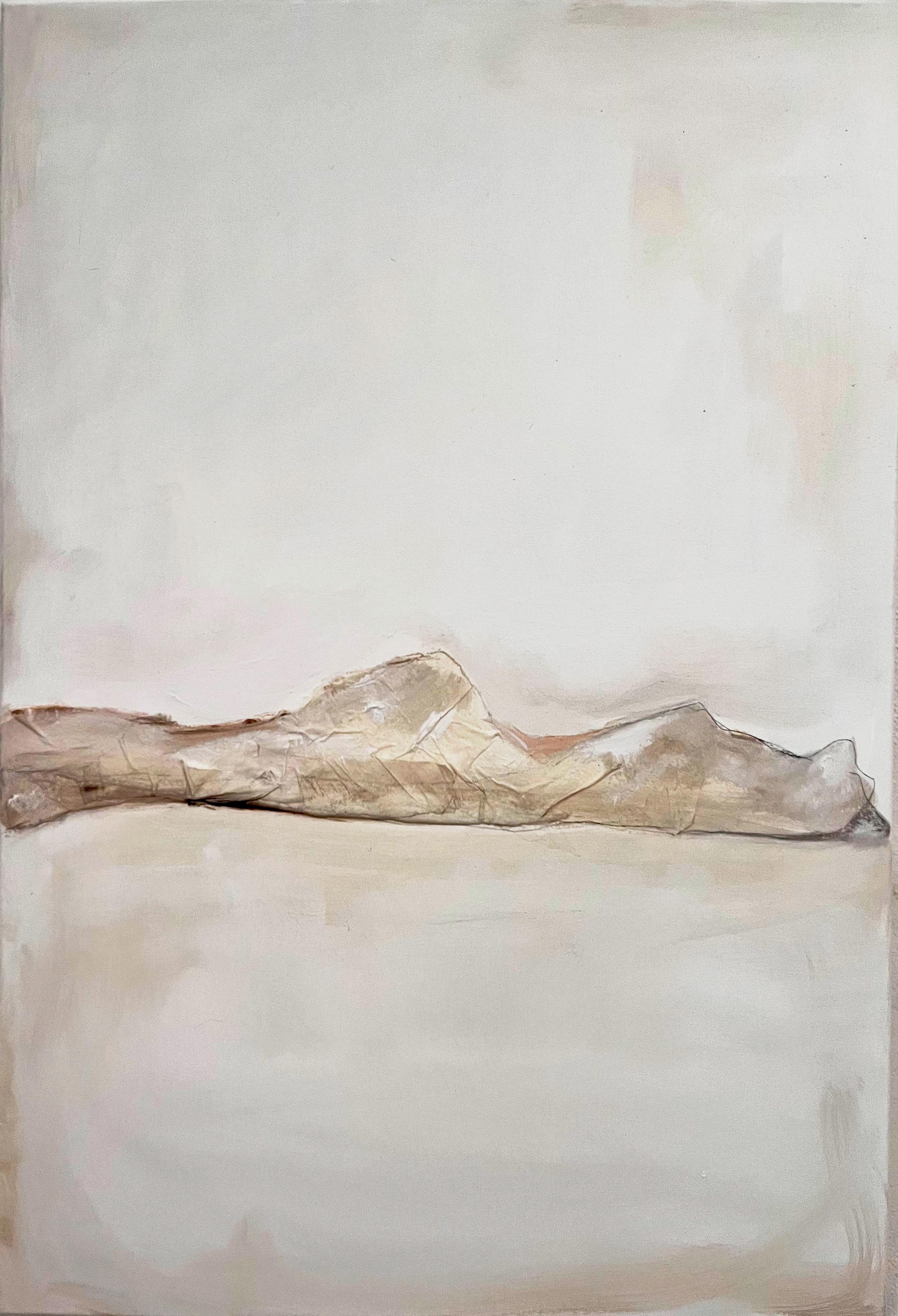 Weiße Landschaft, Diptychon, Originalkunst, hergestellt in Italien von Marilina Marchica 4