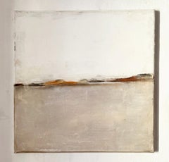 "white Landscape" Original Abstract Landscape  Made in Italy