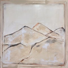 „Weiße Landschaft“ Original-Ölgemälde auf Leinwand von Marilina Marchica