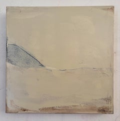 "White Landscape"  Original Painting  Made in Italy  Minimalist Triptych Art