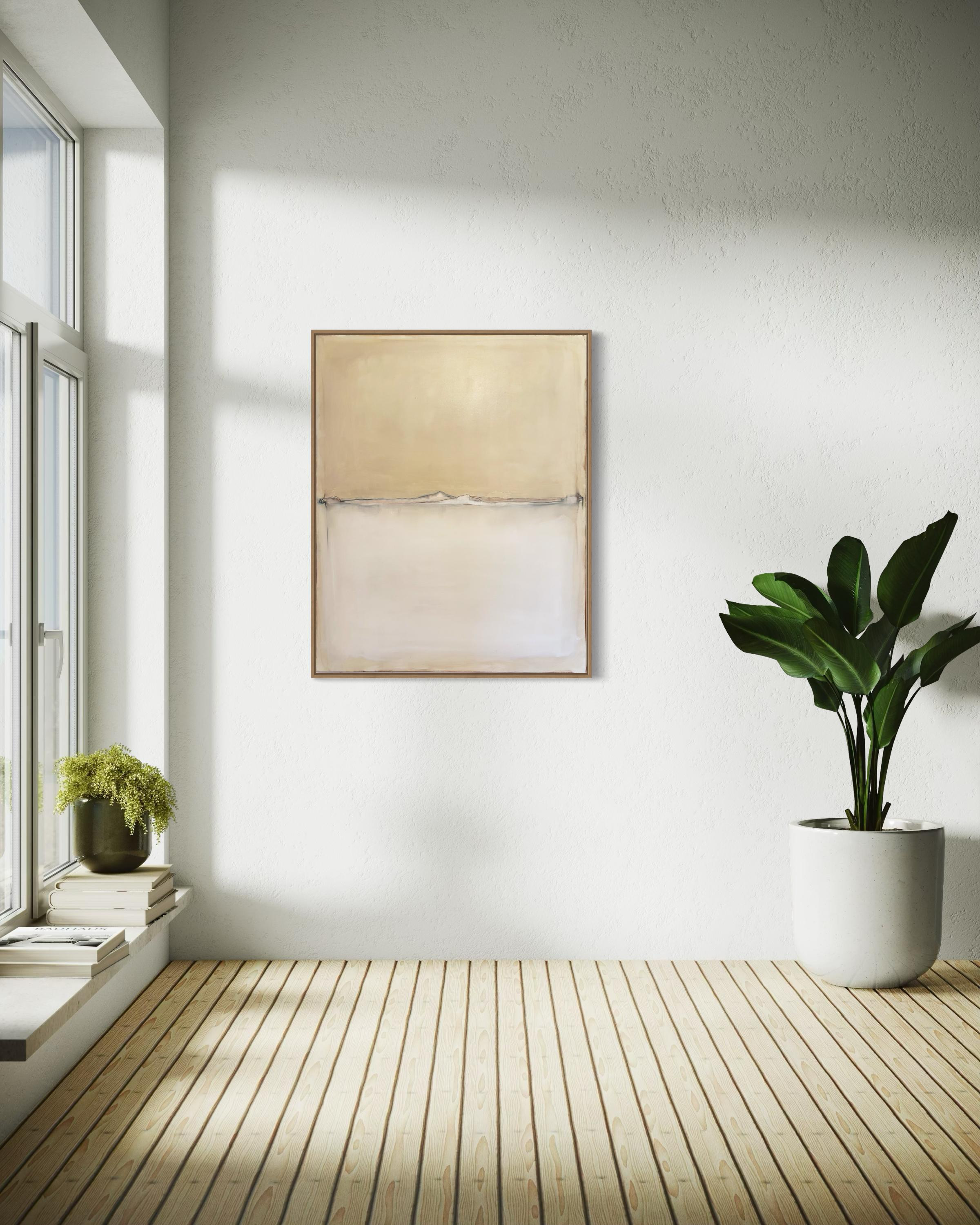 Paisaje blanco Paisaje abstracto único, Marilina Marchica 2025 Made in Italy en venta 11