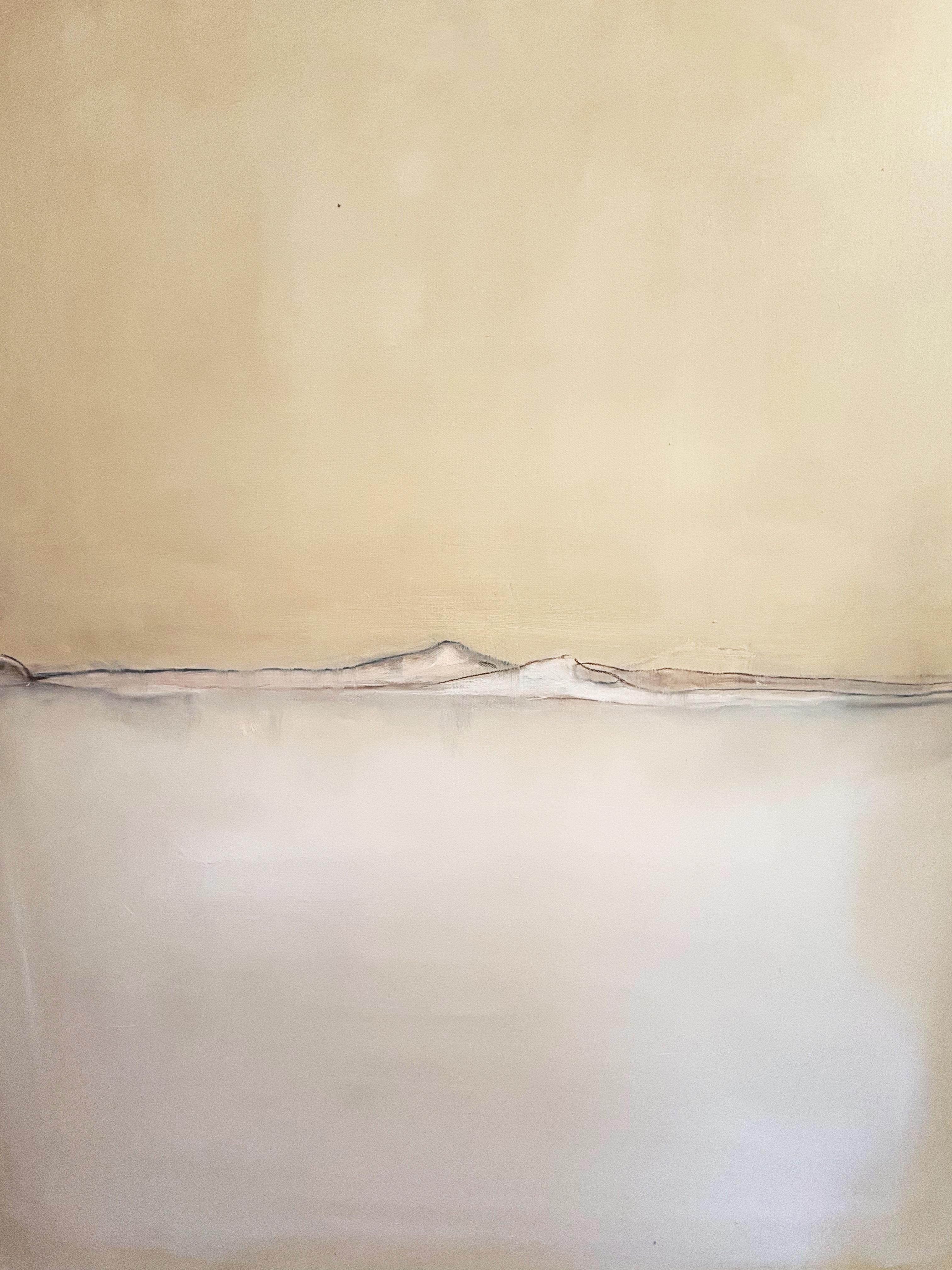 Paisaje blanco Paisaje abstracto único, Marilina Marchica 2025 Made in Italy en venta 4