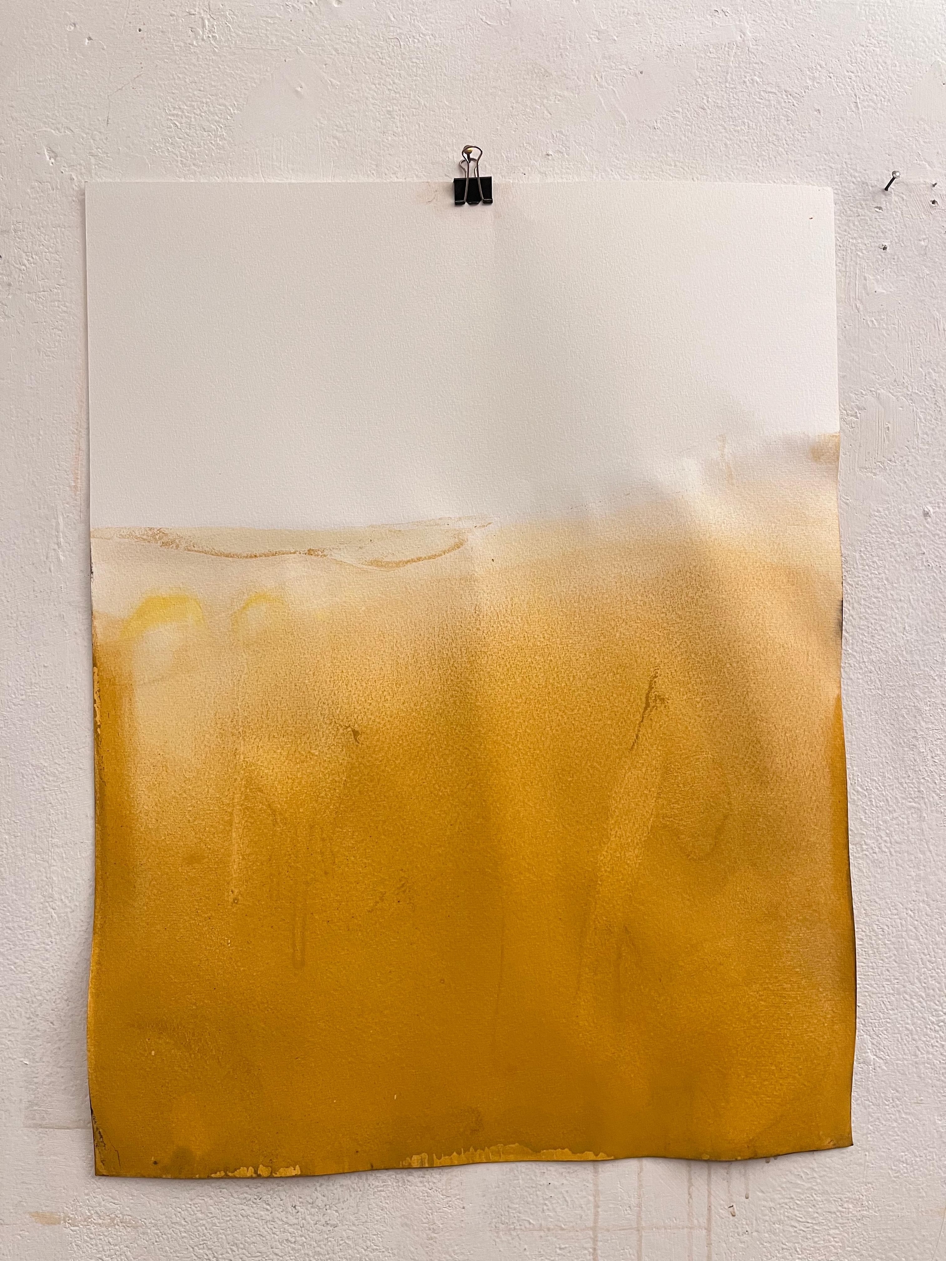 Yellow Landscape
Mineral Oxide on Paper
 (Canson Paper Montval 300gr)
50x65cm
2023

Original Art 
framing options to be agreed with the customer
(ready to hang)

Marilina Marchica, born in Agrigento, where she works and lives,
she graduated in