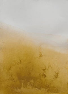 Yellow Landscape – Original Contemporary Work on Paper, Marilina Marchica, 2024