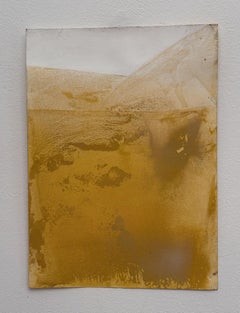 Yellow Landscape – Original Contemporary Work on Paper, Marilina Marchica, 2024