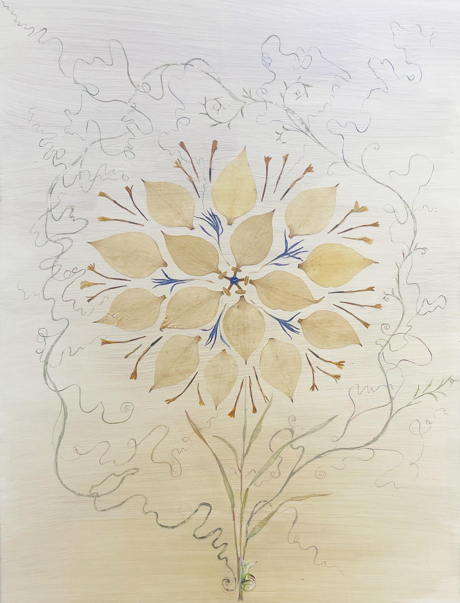 "Ethereal Filigree" 2025 - Mixed Media Art by Marilla Palmer