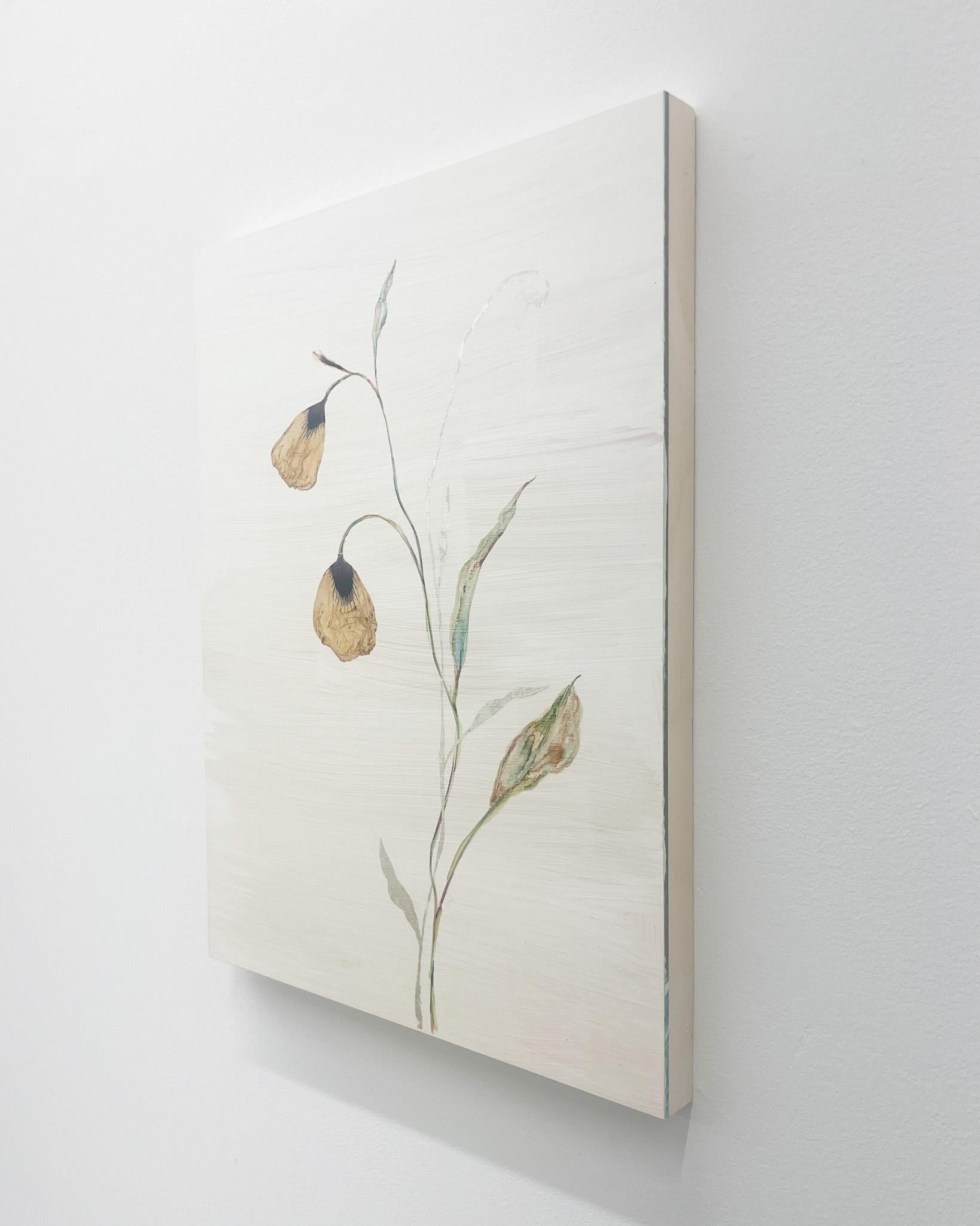 Marilla Palmer
Vergänglicher Mohn, 2025
Gepresstes Laub, 12K Blattgold, Acryl auf Ampersand-Platte
16 x 12 Zoll.
(pal248)


Marilla Palmer lebt und arbeitet in Brooklyn, NY, und hat zahlreiche Ausstellungen in den Vereinigten Staaten organisiert.