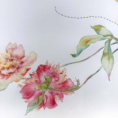 Marilla Palmer "A Delicate Droop" Mixed Media on Paper