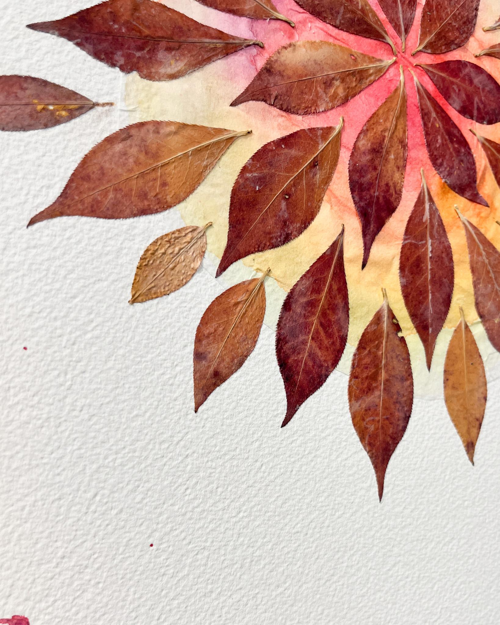 Marilla Palmer
Why Don’t You Want Me, 2024
watercolor, sequins, embroidery, millinery foliage, pressed euonymus leaves, Durabrite prints, glitter on Arches paper
29.5 x 41 in.
(pal252)


Marilla Palmer lives and works in Brooklyn, NY and has shown