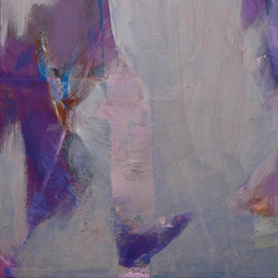 Pewter Wash	48”x48”  Oil on Canvas Abstract Art  Soothing Colors Gray Tones

As life often does, the life of Marilyn Biles has come full circle since her life as a fashion illustration student at Moore College of art in Philadelphia. Marilyn also