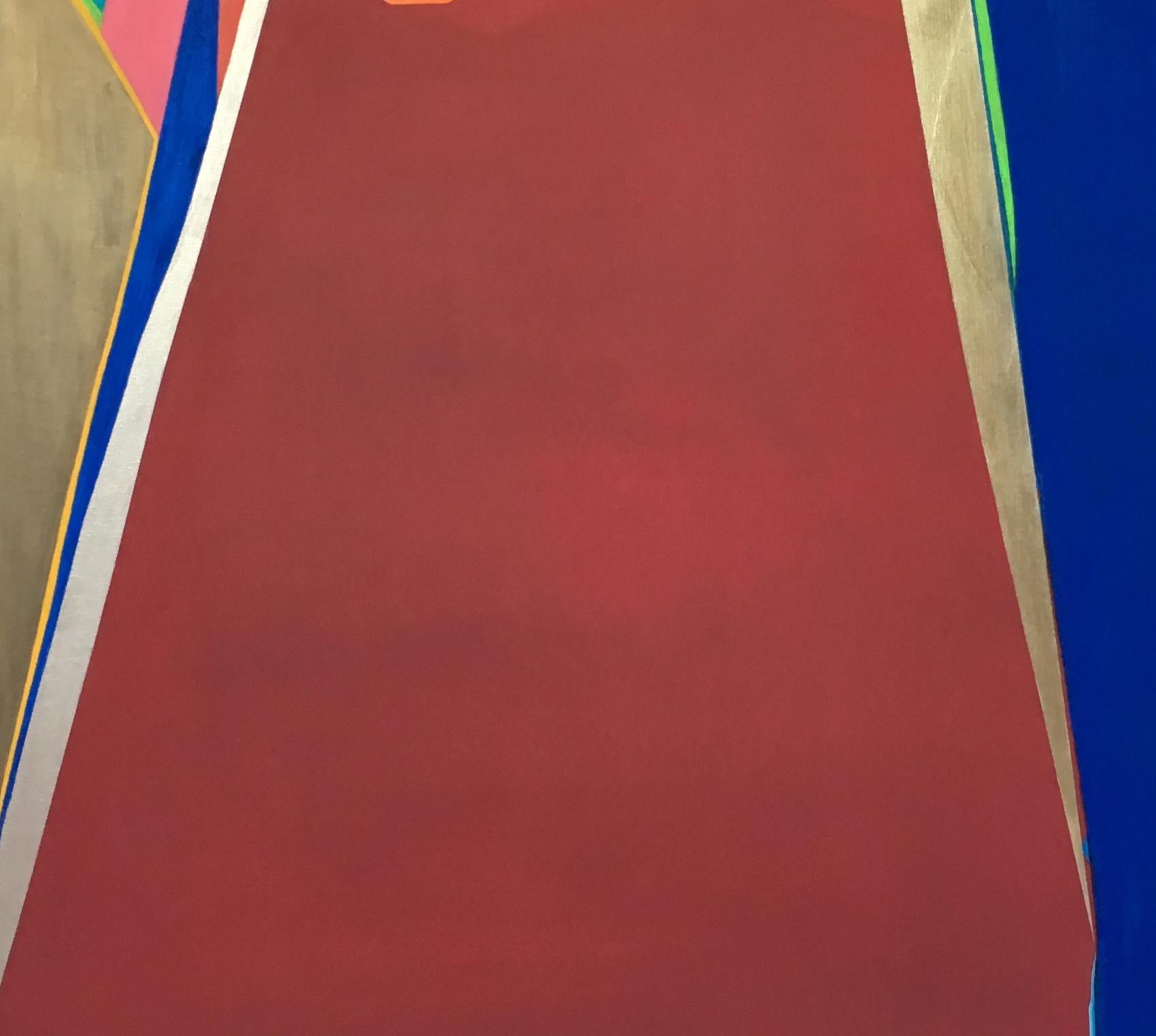  Erinnerung an den Erfolg  48”x48”  Öl auf Leinwand Abstrakte Kunst   Rot Mutige Farben.

Wie so oft im Leben hat sich auch im Leben von Marilyn Biles der Kreis geschlossen, seit sie am Moore College of Art in Philadelphia Modeillustration