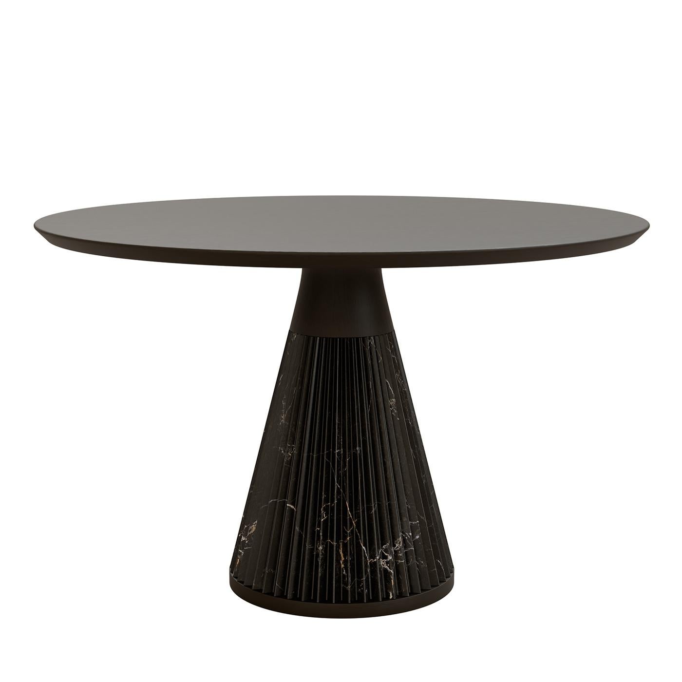 Table de salle à manger Marilyn Black Emperador en marbre par Morelato Neuf - En vente à Milan, IT