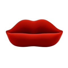 Marilyn Bocca Lip Sofa de Gufram:: 1986:: Signé:: #79 de l'édition de 1000