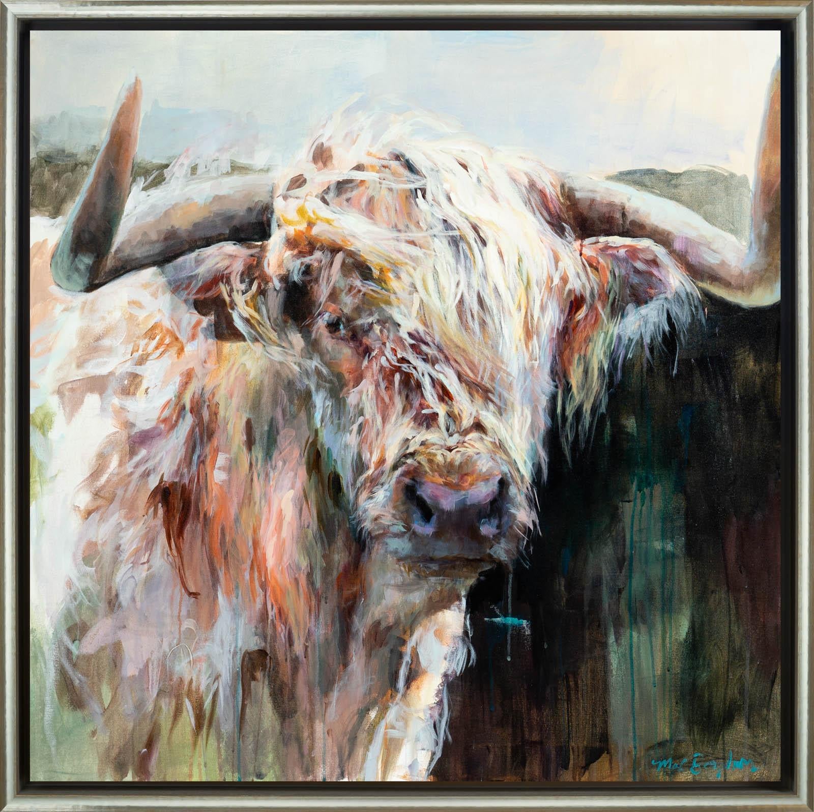 Marilyn Borglum Animal Painting - Highlander
