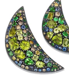 Marilyn Cooperman Peridot Slice Pins- Full Set of Three