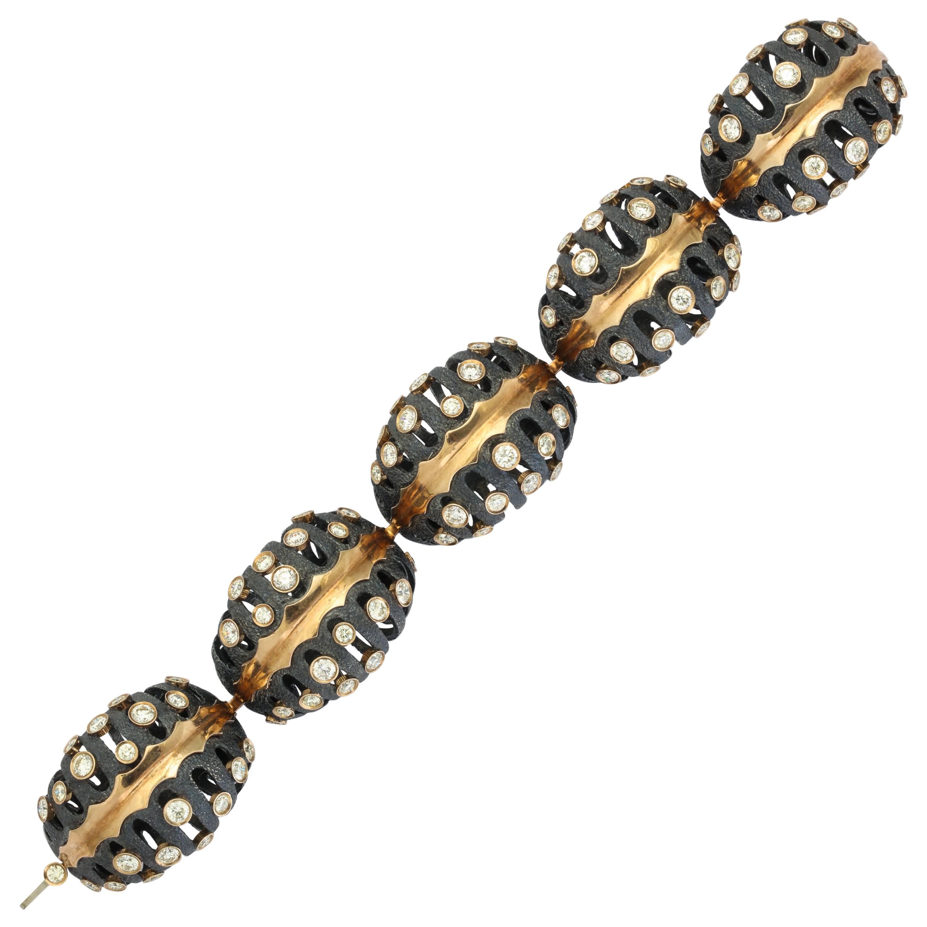 Marilyn Cooperman "Pierced Pillow" Bracelet