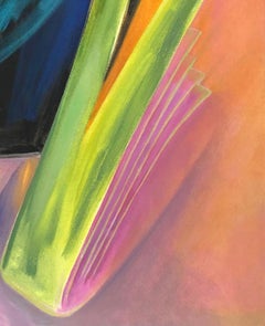 "Topaz", painting nature in intense yellows, pinks and oranges