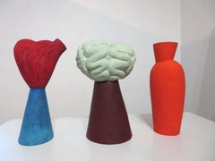 "Paradox"" embodies abstract body, heart and mind in orange, red, blue and green