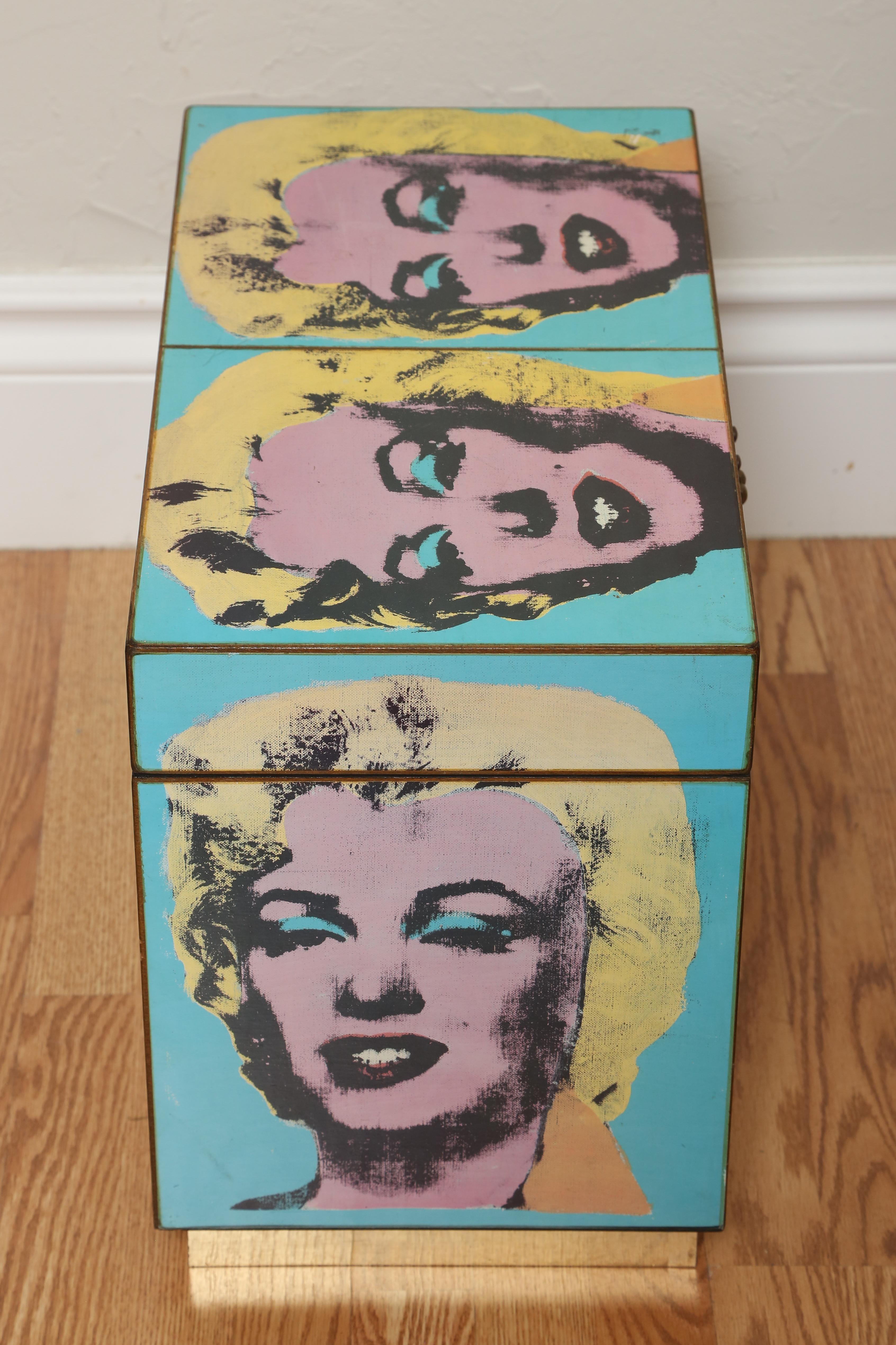 Marilyn Decorated Trunk For Sale 6