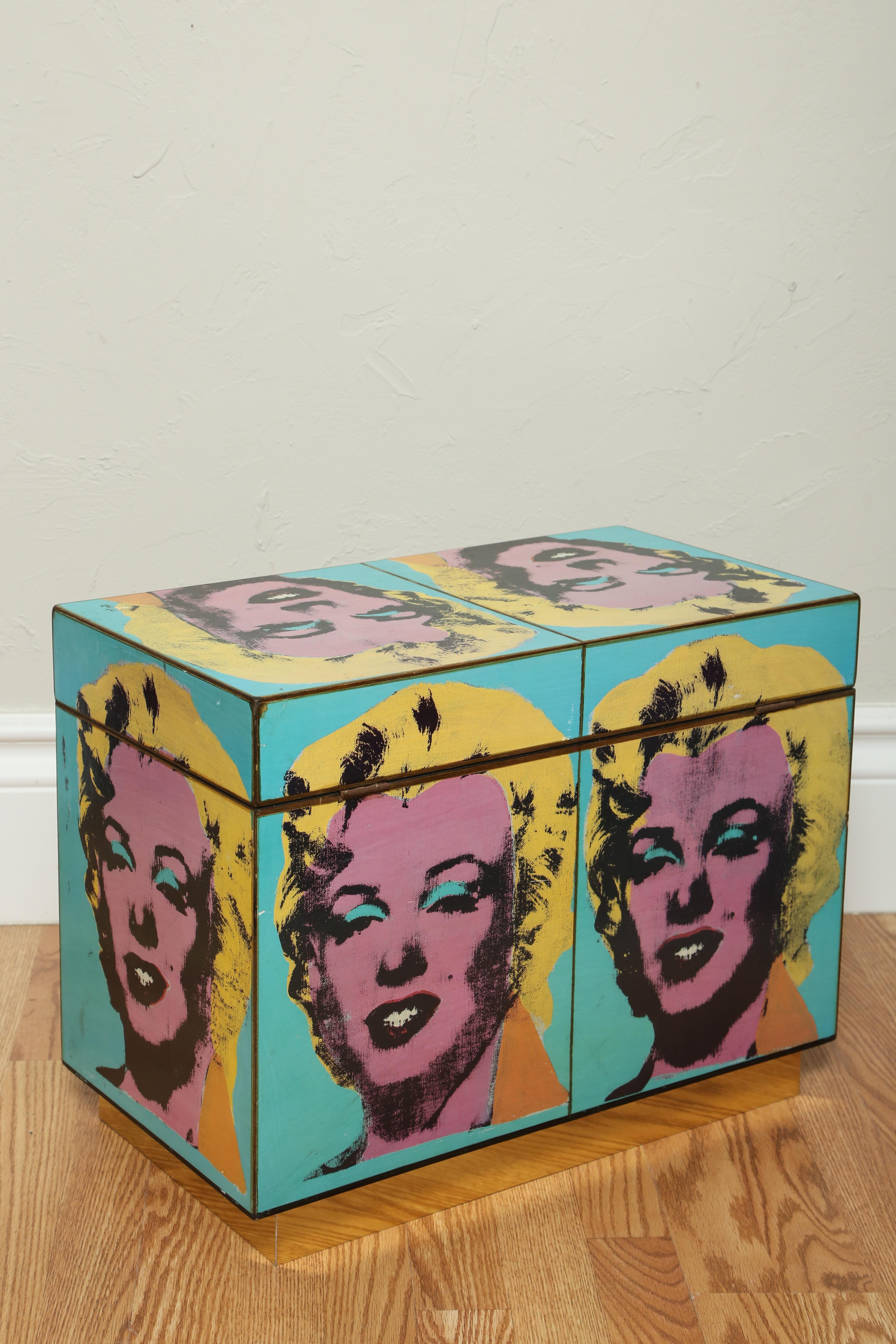 Marilyn Decorated Trunk For Sale 7