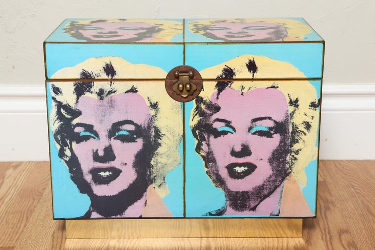Marilyn Decorated Trunk For Sale 1