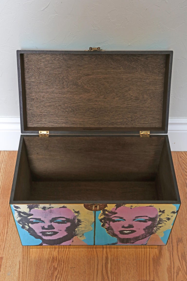 Marilyn Decorated Trunk For Sale 4