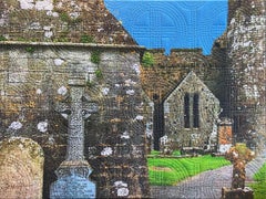 Cashel Ireland 2, Mixed Media on Canvas