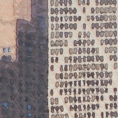 Chicago Windows 1304, Mixed Media on Canvas