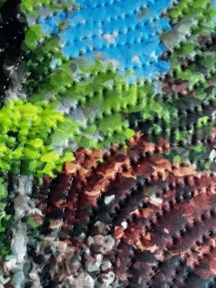 Dallas Arboretum 2, Mixed Media on Canvas